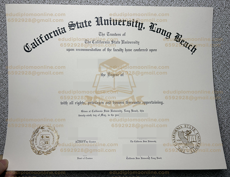 CSULB diploma