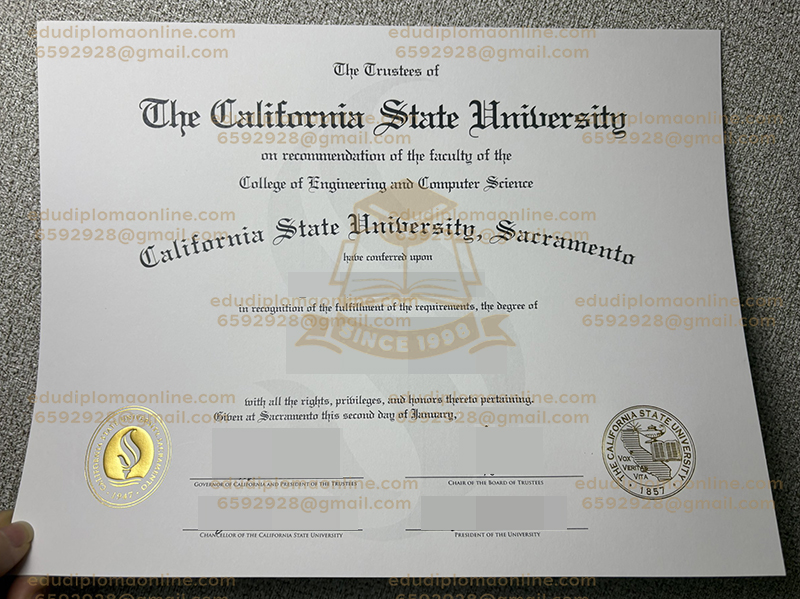CSUS diploma