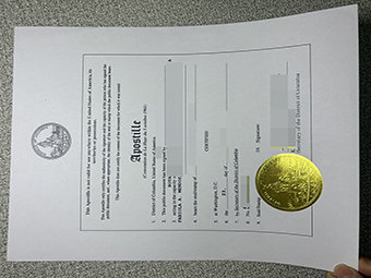 Columbia Apostille Certificate-1