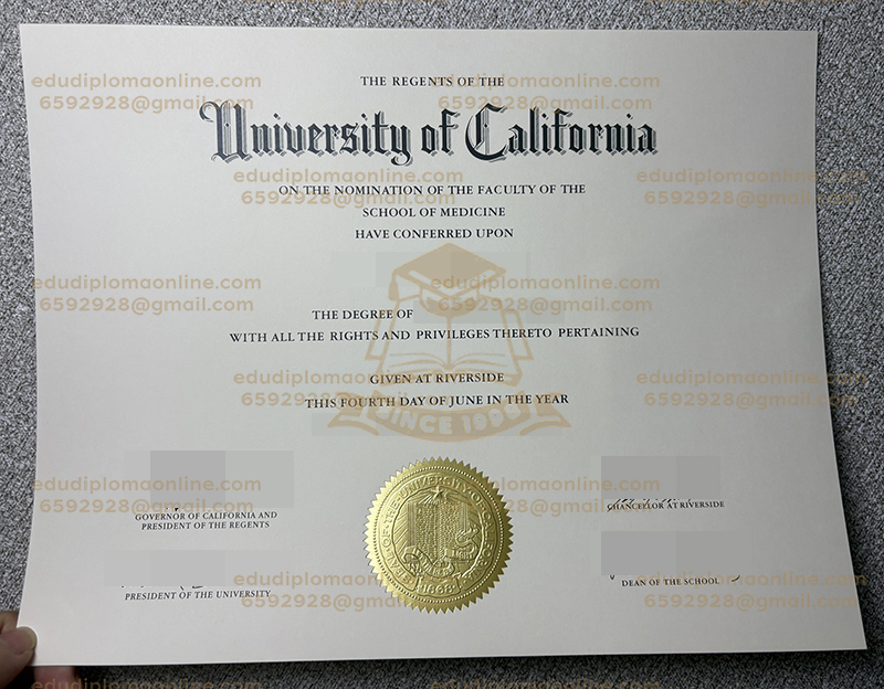 UCR diploma