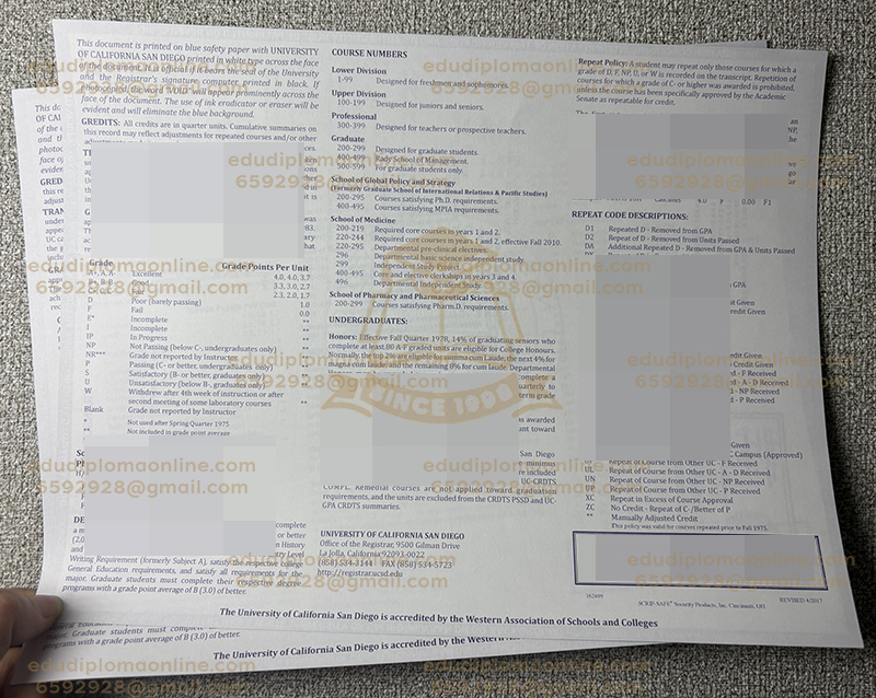 UCSD transcript back