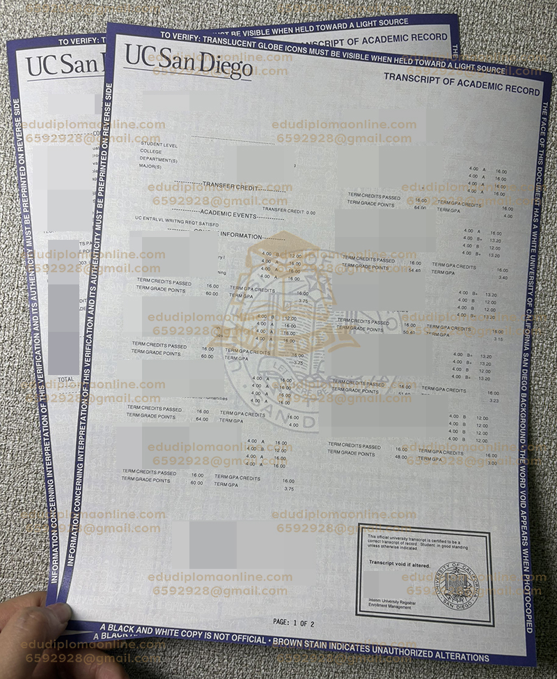UCSD transcript