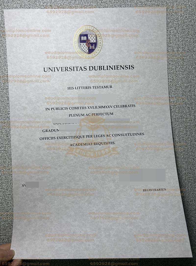 Universitas Dubliniensis diploma