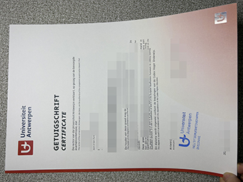 Universiteit Antwerpen diploma-1