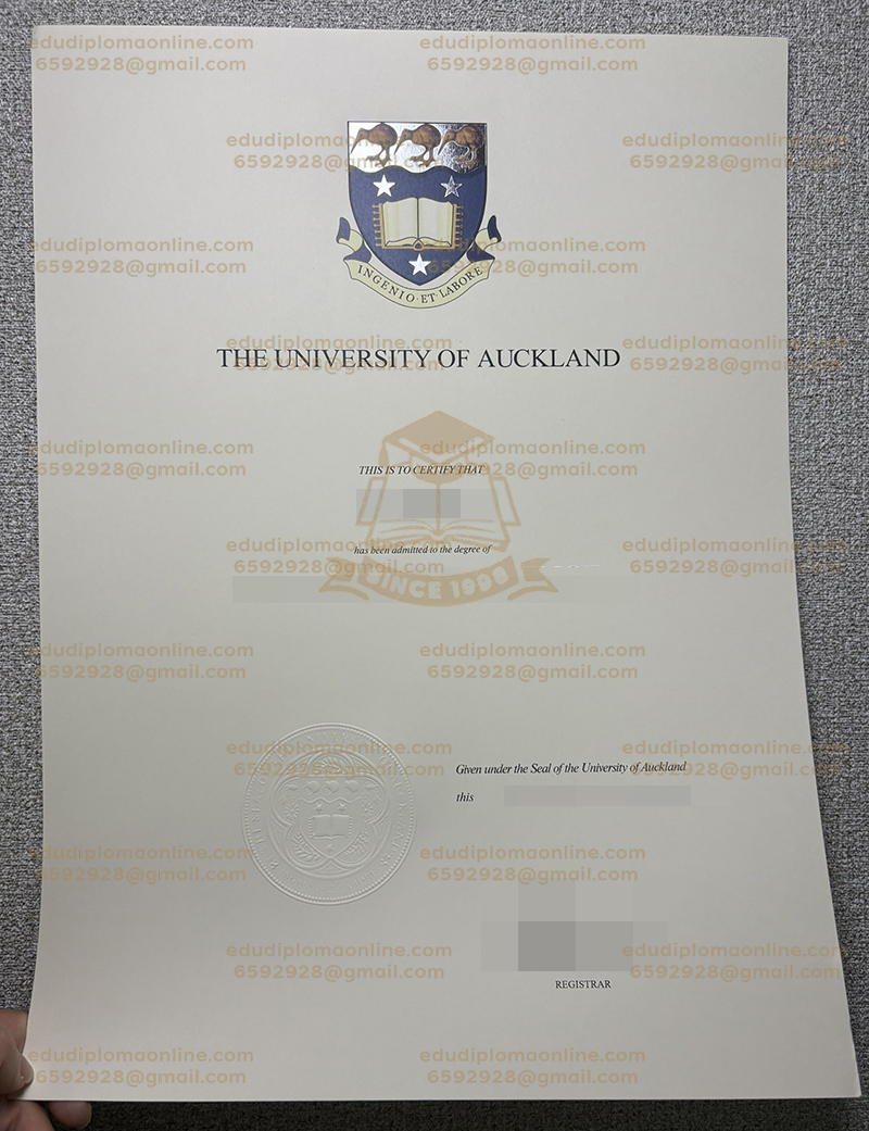 University of Auckland diploma