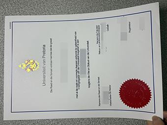 Universität von Pretoria Diplom-1