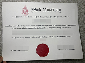 York University diploma-1