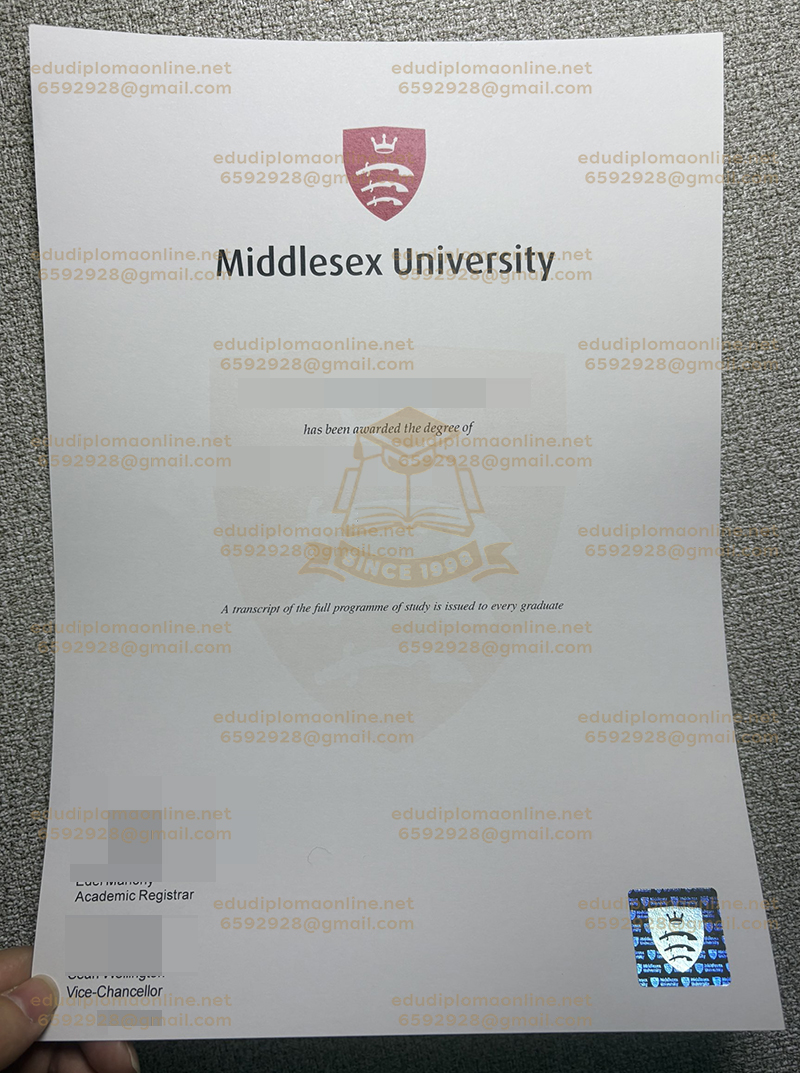 Middlesex University degree