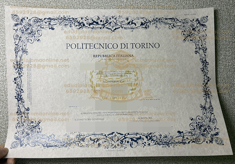 Politecnico di Torino diploma